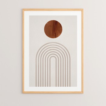 Πίνακας Linoua pakoworld με ψηφιακή εκτύπωση και πλαίσιο 33x1.5x48εκ