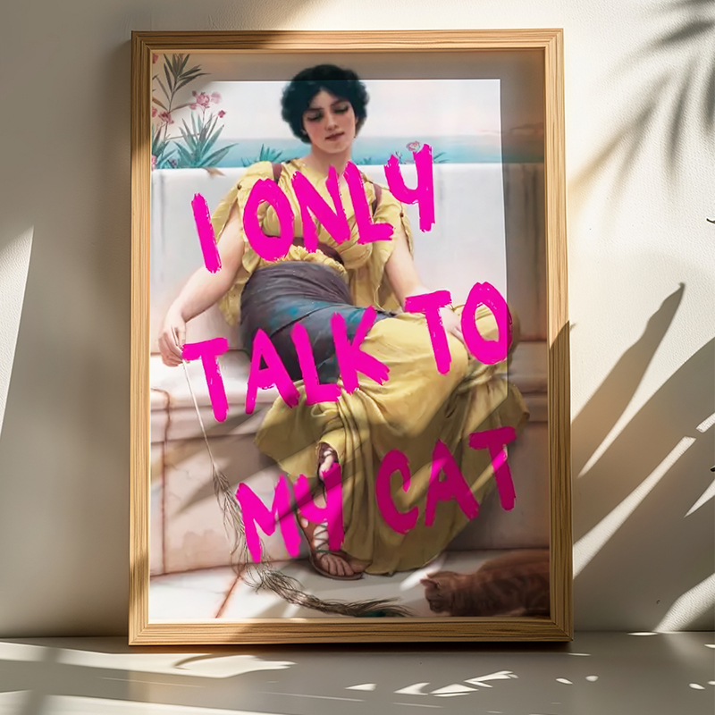 Πίνακας Catem pakoworld με ψηφιακή εκτύπωση και πλαίσιο 50x2x70εκ