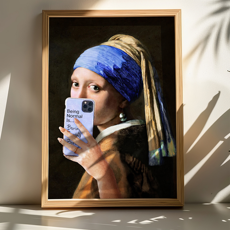 Πίνακας Dorazen pakoworld με ψηφιακή εκτύπωση και πλαίσιο 50x2x70εκ