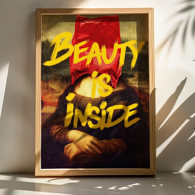 Πίνακας Loveser pakoworld με ψηφιακή εκτύπωση και πλαίσιο 50x2x70εκ