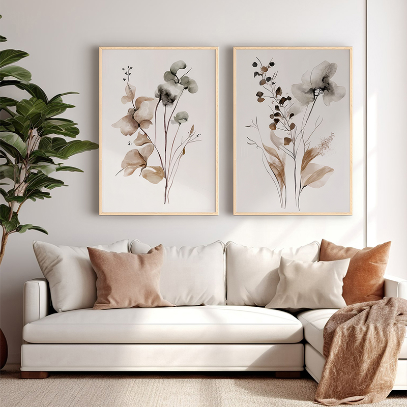 Πίνακας Jackel pakoworld δίπτυχος με ψηφιακή εκτύπωση και πλαίσιο 33x1.5x48εκ