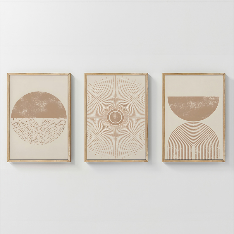 Πίνακας Varenzy pakoworld τρίπτυχος με ψηφιακή εκτύπωση και πλαίσιο 33x1.5x48εκ