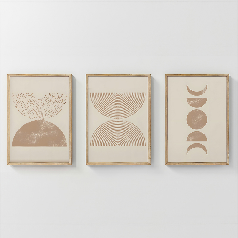 Πίνακας Klipen pakoworld τρίπτυχος με ψηφιακή εκτύπωση και πλαίσιο 33x1.5x48εκ