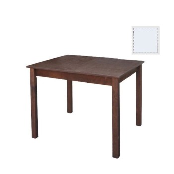 Ταβέρνας Τραπέζι Λυόμενο Οξιά - Κόντρα Πλακέ, Βαφή Εμποτισμού Λάκα Άσπρο