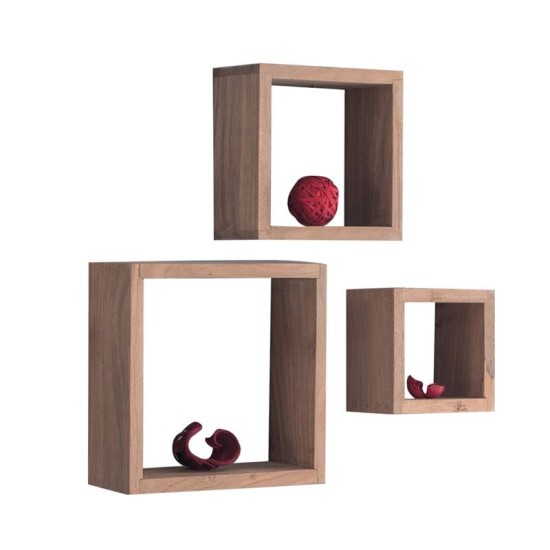 TRIO Set - 3 Ράφια Ξύλο Ακακία Φυσικό TRIO Set - 3 Ράφια Ξύλο Ακακία Φυσικό