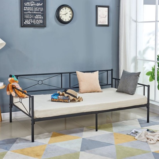 QUEEN Daybed Κρεβάτι Μέταλλο Βαφή Μαύρο QUEEN Daybed Κρεβάτι Μέταλλο Βαφή Μαύρο