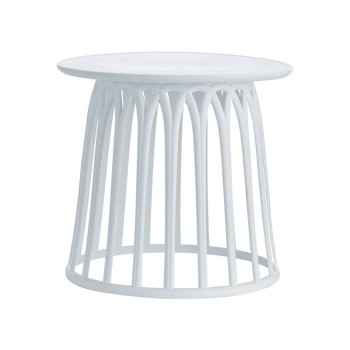 SABA Τραπεζάκι Βοηθητικό PP-UV Άσπρο