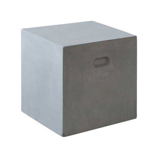 CONCRETE Cubic Σκαμπό Κήπου - Βεράντας, Cement Grey CONCRETE Cubic Σκαμπό Κήπου - Βεράντας, Cement Grey