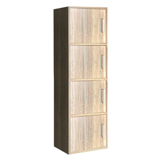 CLOSET Ντουλάπι Βοηθητικό Τετράφυλλο, Απόχρωση Sonoma CLOSET Ντουλάπι Βοηθητικό Τετράφυλλο, Απόχρωση Sonoma
