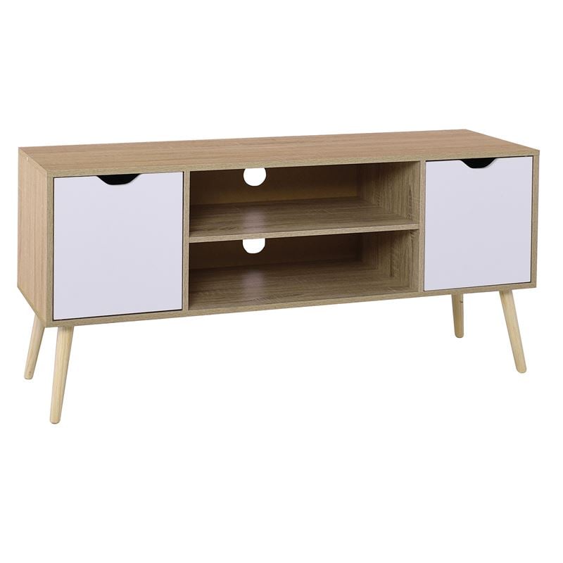 ALINA Έπιπλο TV Απόχρωση Sonoma - Άσπρο