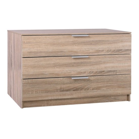DRAWER Συρταριέρα με 3 Συρτάρια, Απόχρωση Sonoma DRAWER Συρταριέρα με 3 Συρτάρια, Απόχρωση Sonoma