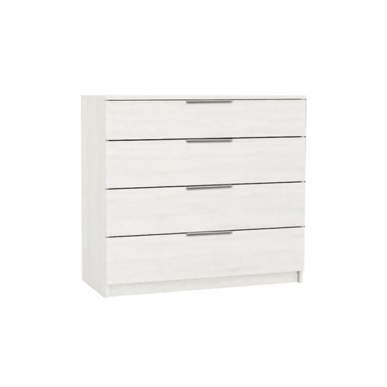 DRAWER Συρταριέρα με 4 Συρτάρια, Απόχρωση Άσπρο DRAWER Συρταριέρα με 4 Συρτάρια, Απόχρωση Άσπρο