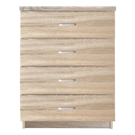 DRAWER Συρταριέρα με 4 Συρτάρια, Απόχρωση Sonoma DRAWER Συρταριέρα με 4 Συρτάρια, Απόχρωση Sonoma