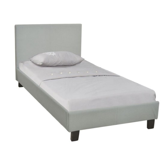 WILTON Κρεβάτι Μονό, για Στρώμα 90x190cm, Ύφασμα Απόχρωση Grey Stone WILTON Κρεβάτι Μονό, για Στρώμα 90x190cm, Ύφασμα Απόχρωση Grey Stone
