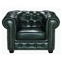 CHESTERFIELD Birmingham Πολυθρόνα Σαλονιού Καθιστικού,Δέρμα Antique Green
