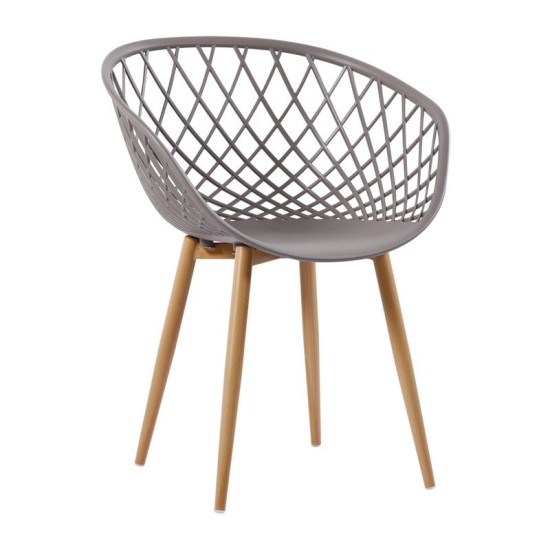 REX Πολυθρόνα Μέταλλο Βαφή Φυσικό, PP-UV Sand Beige (εκτός συσκευασίας) REX Πολυθρόνα Μέταλλο Βαφή Φυσικό, PP-UV Sand Beige (εκτός συσκευασίας)