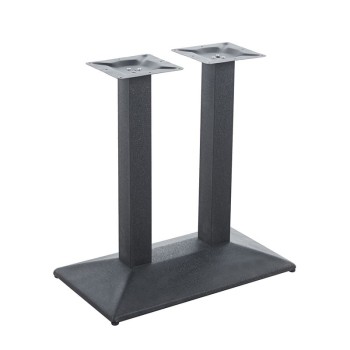 IBIS Βάση Τραπεζιού Μακρόστενη Μέταλλο Βαφή Μαύρο Matte (11,00 Kg)