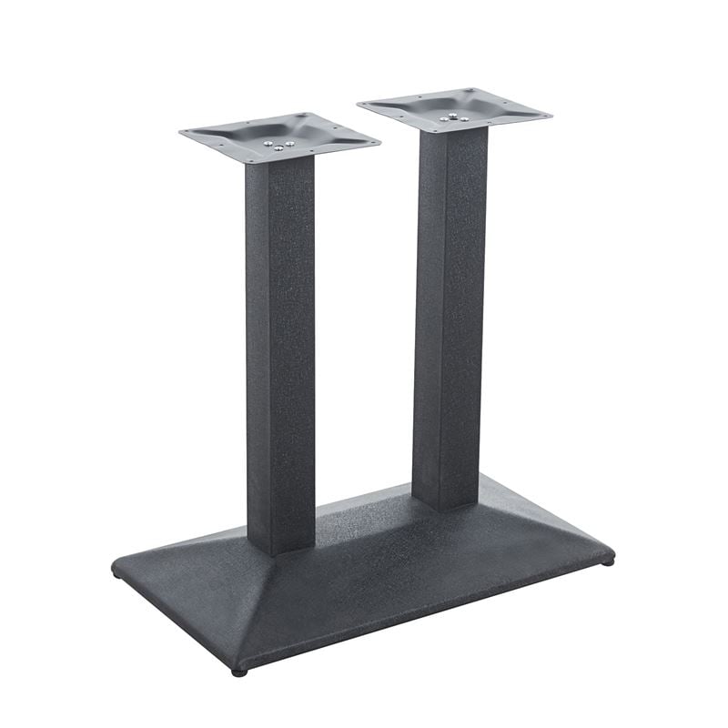 IBIS Βάση Τραπεζιού Μακρόστενη Μέταλλο Βαφή Μαύρο (11,00 Kg)