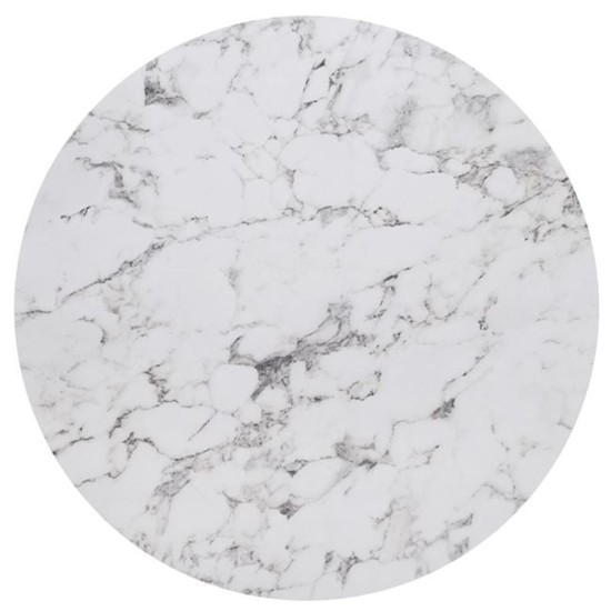 HPL (High Pressure Laminated) Επιφάνεια Τραπεζιού Απόχρωση White Marble, Εξωτερικού χώρου HPL (High Pressure Laminated) Επιφάνεια Τραπεζιού Απόχρωση White Marble, Εξωτερικού χώρου