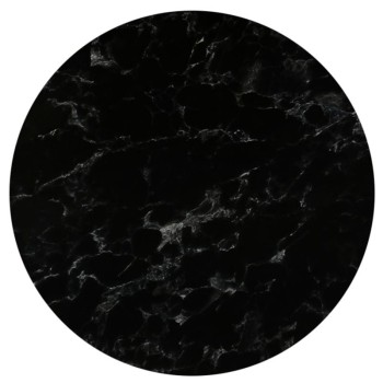 HPL (High Pressure Laminated) Επιφάνεια Τραπεζιού Απόχρωση Black Marble, UV