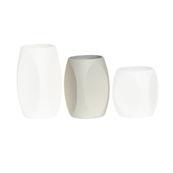 VASE-4 Βάζο Cement, Απόχρωση Beige Φ33x51cm