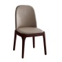 VISTA Καρέκλα Τραπεζαρίας- Κουζίνας, Απόχρωση Καρυδί, Pu Σκούρο Cappuccino