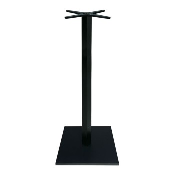 PRATO-W Βάση Τραπεζιού BAR 45x45cm H.93cm Μέταλλο Βαφή Μαύρο με Ρεγουλατόρο / 12,50Kg