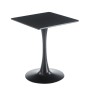 BREAK Τραπέζι MDF Μαύρο, Βάση Μέταλλο Βαφή Μαύρο