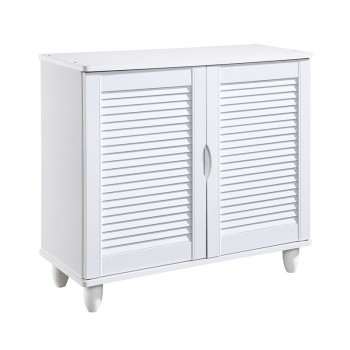 Παπουτσοθήκη 2 Πόρτες Απόχρωση Άσπρο