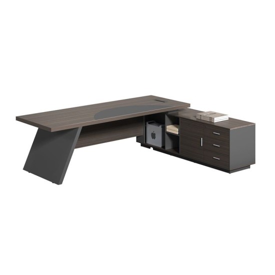 MASTER Γραφείο Δεξιά Γωνία, Απόχρωση Grey Walnut MASTER Γραφείο Δεξιά Γωνία, Απόχρωση Grey Walnut
