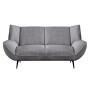 EMERALD Καναπές 2-θέσιος Σαλονιού - Καθιστικού, Ύφασμα Κοτλέ Γκρι