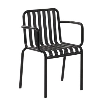 MODIAL Πολυθρόνα Μέταλλο Βαφή Μαύρο