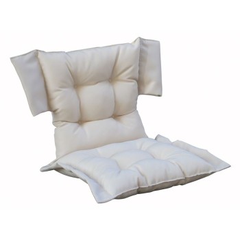 Ύφασμα για Πολυθρόνα Σκηνοθέτη, Γέμισμα Comforel, Καπιτονέ, Απόχρωση Εκρού