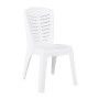 CLEO Καρέκλα Τραπεζαρίας Κήπου Στοιβαζόμενη, PP Απόχρωση Άσπρο