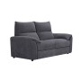 DALLAS Καναπές 2-θέσιος Σαλονιού - Καθιστικού, Ύφασμα Γκρι