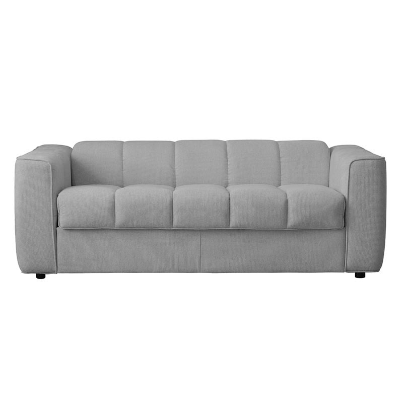 NORRIS Καναπές - Κρεβάτι 3Θέσιος, Ύφασμα Water Repellent Ανοιχτό Γκρι