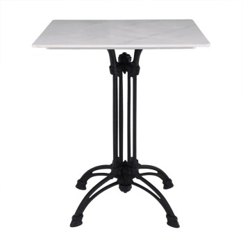 ΤΡΑΠΕΖΙ Sintered Stone-Μαντέμι Τετράνυχο, Επιφάνεια 11mm Απόχρωση White Marble