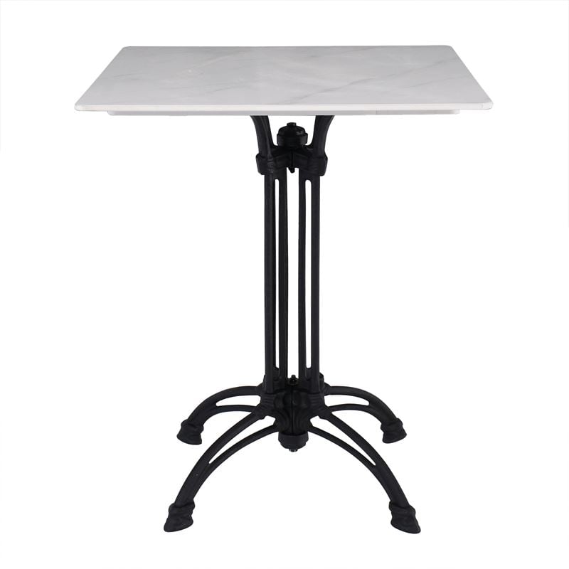 ΤΡΑΠΕΖΙ Sintered Stone-Μαντέμι Τετράνυχο, Επιφάνεια 11mm Απόχρωση White Marble