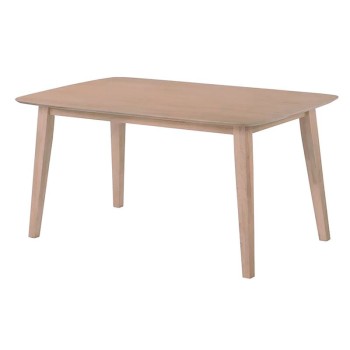 DOM Τραπέζι Τραπεζαρίας, Mdf Απόχρωση Oak