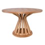 FABIO Τραπέζι Ροτόντα Τραπεζαρίας, MDF Απόχρωση Φυσικό