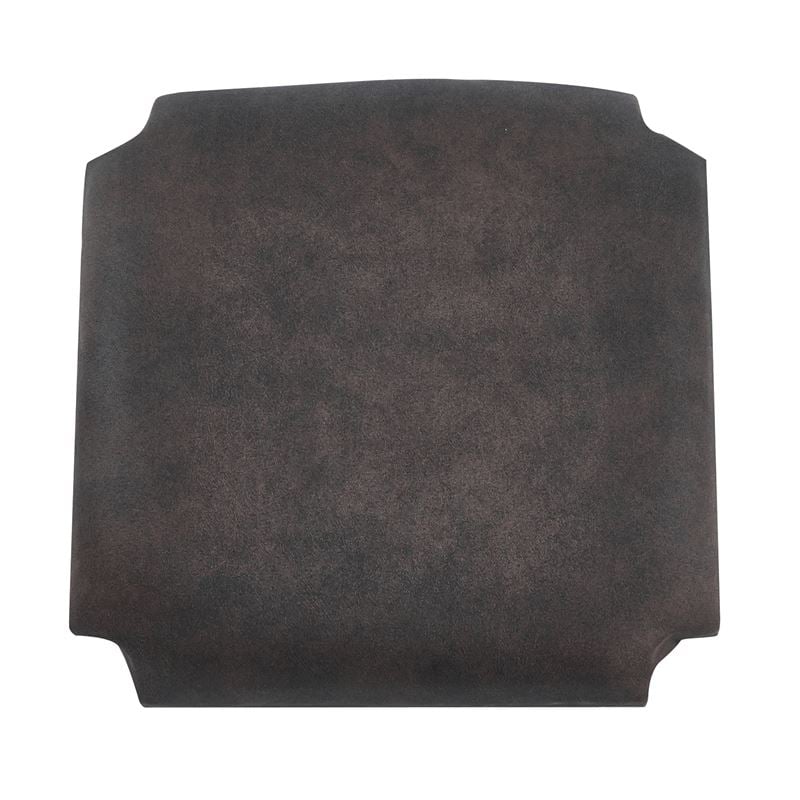 ΤΑΠΕΤΣΑΡΙΑ Σκαμπό Καφενείου, Ύφασμα Suede Ανθρακί