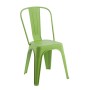 RELIX PP Καρέκλα Στοιβαζόμενη, PP Απόχρωση Lime
