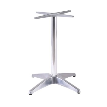 FACTORY Βάση Τραπεζιού Αλουμίνιο Απόχρωση Shiny Silver (2,35kg)