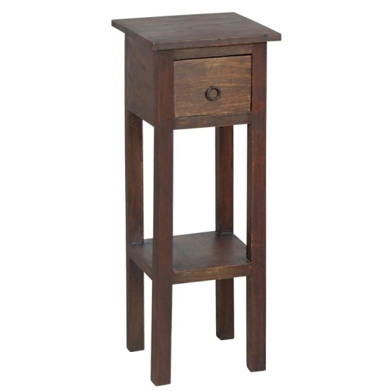 CLASSIC Stand - Τραπεζάκι Βοηθητικό H.65cm - 1 Συρτάρι, Ξύλο Sheesham Καρυδί CLASSIC Stand - Τραπεζάκι Βοηθητικό H.65cm - 1 Συρτάρι, Ξύλο Sheesham Καρυδί