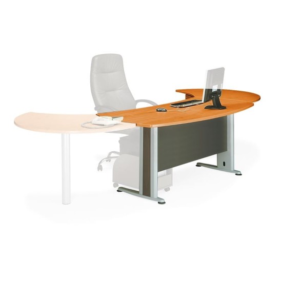 EXECUTIVE Γραφείο Απόχρωση Dark Grey - Cherry EXECUTIVE Γραφείο Απόχρωση Dark Grey - Cherry