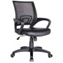 BF2101 Πολυθρόνα-Pro Γραφείου με Ανάκλιση, Μαύρο Mesh - PU Μαύρο