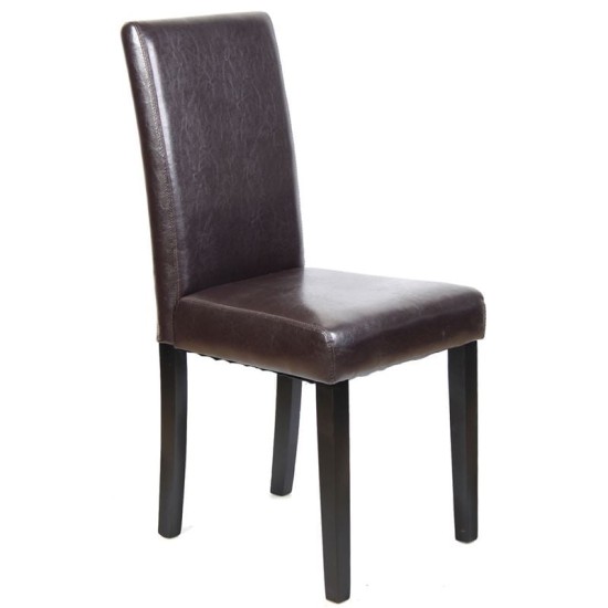 MALEVA-L Καρέκλα PU Καφέ - Wenge MALEVA-L Καρέκλα PU Καφέ - Wenge