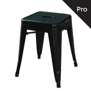 RELIX Σκαμπό-Pro, Στοιβαζόμενο, Μέταλλο Βαφή Μαύρο