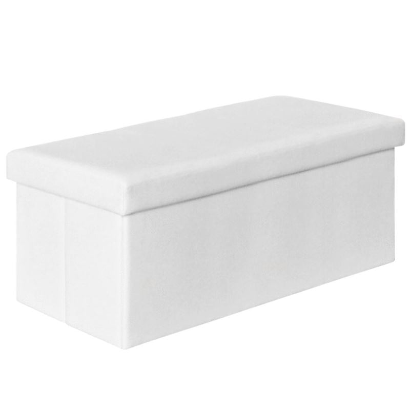 ORION Σκαμπό Αποθηκευτικό - Βοηθητικό, PU Άσπρο