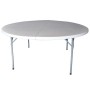 BLOW-R Τραπέζι Συνεδρίου - Catering Πτυσσόμενο, Μέταλλο Βαφή Γκρι, HDPE Άσπρο 45mm